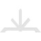 Ekena Millwork Vanguard Architectural Grade PVC Gable Bracket, 60"W x 35"H x 2"D x 4"F, 14/12 Pitch GBP060X35X0204VAN00 - alternate 3